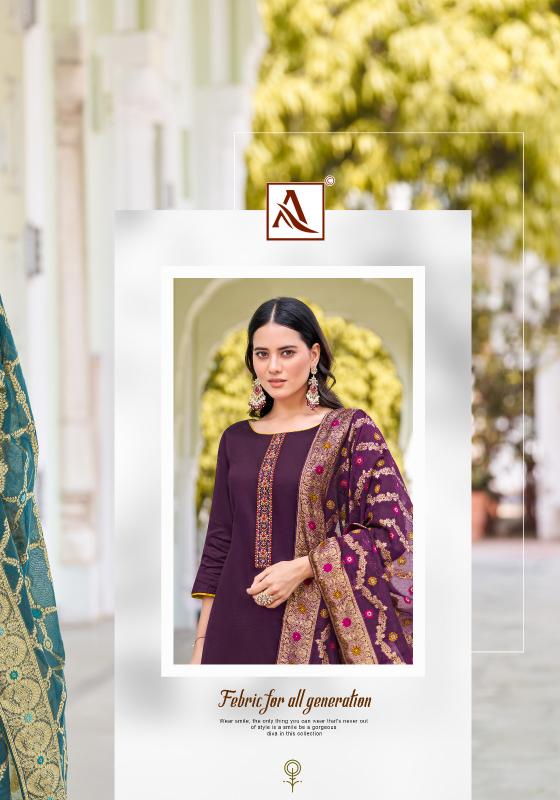 Alok Glossy Touch Vol 2 Designer Dress Material Wholesale Catalog