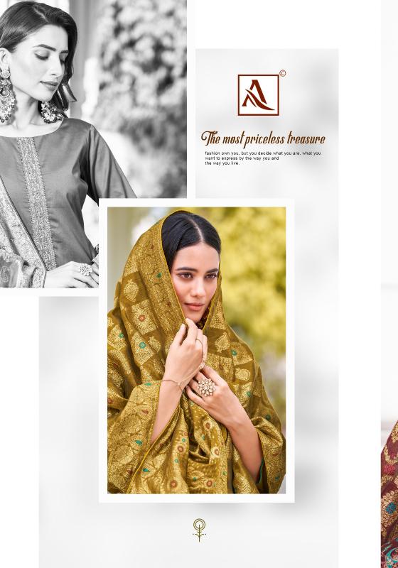 Alok Glossy Touch Vol 2 Designer Dress Material Wholesale Catalog