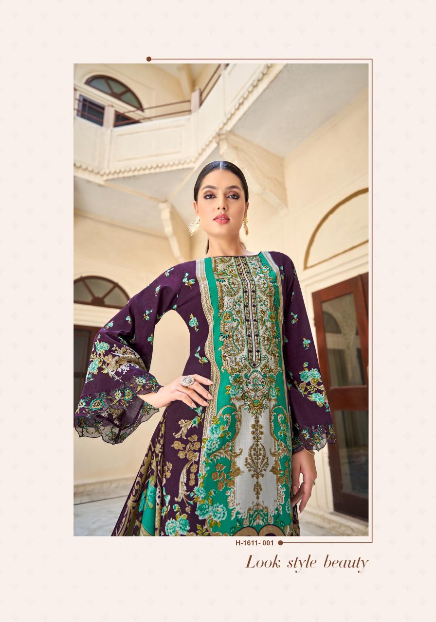 Alok Zarqash Cotton Embroidery Dress Material Wholesale Catalog