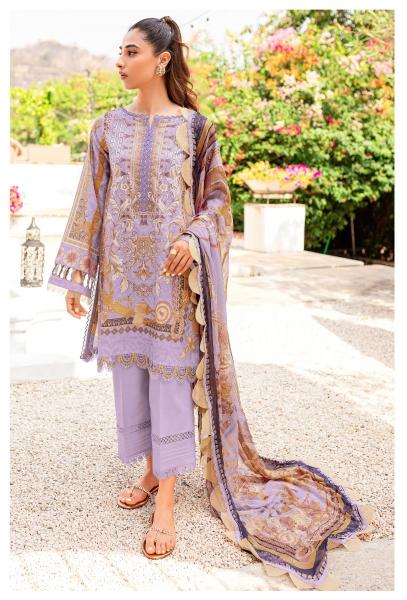 Alzohaib Queen Court Vol 3 Cotton Dupatta Pakistani Suits Wholesale Catalog