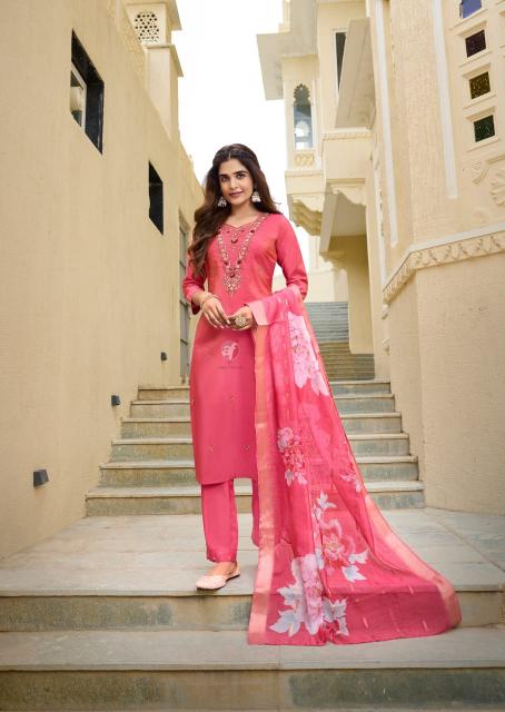 Anju Fabric Mayra Vol 5 Lavender Color Kurti Online India Wholesale catalog