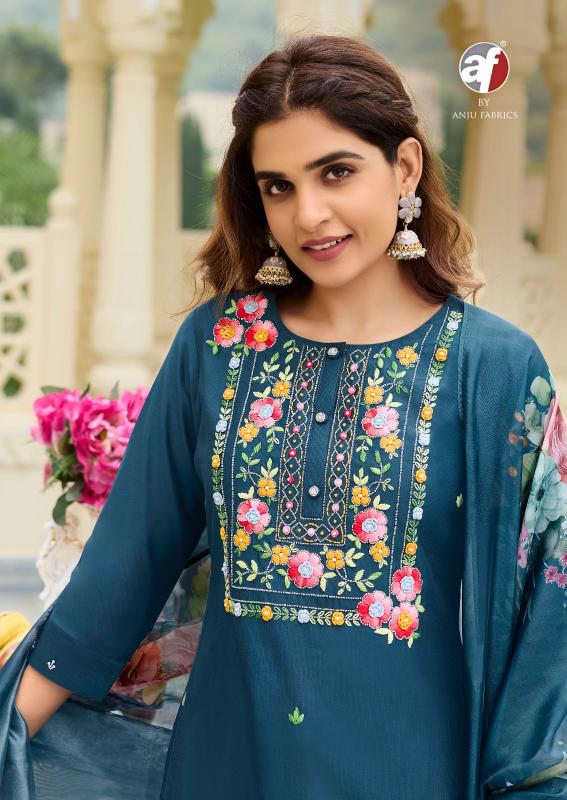 Anju Fabrics Desi Dhaga Pink Kurti India Wholesale Catalog