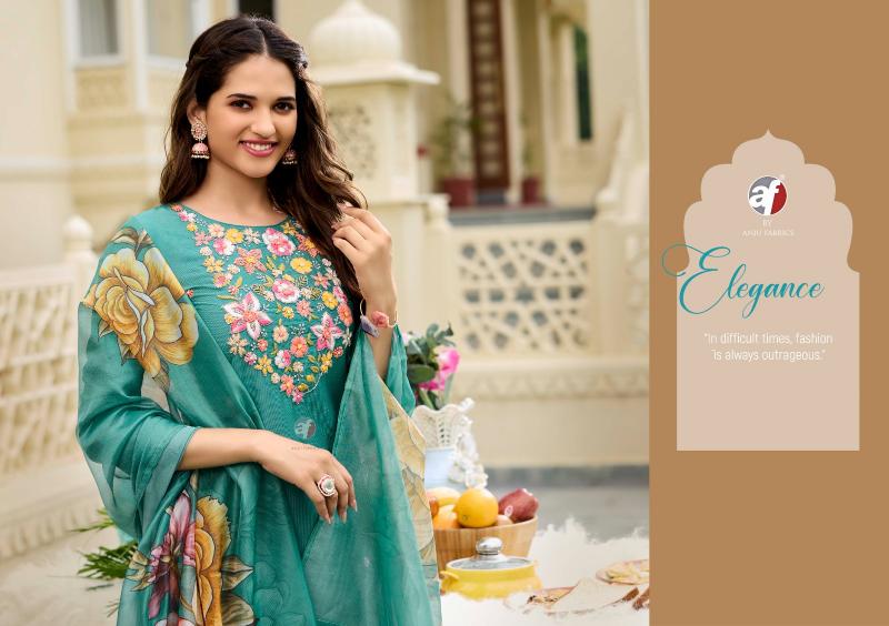 Anju Fabrics Desi Dhaga Pink Kurti India Wholesale Catalog