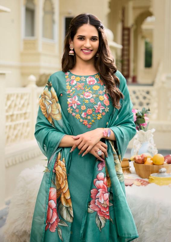 Anju Fabrics Desi Dhaga Pink Kurti India Wholesale Catalog
