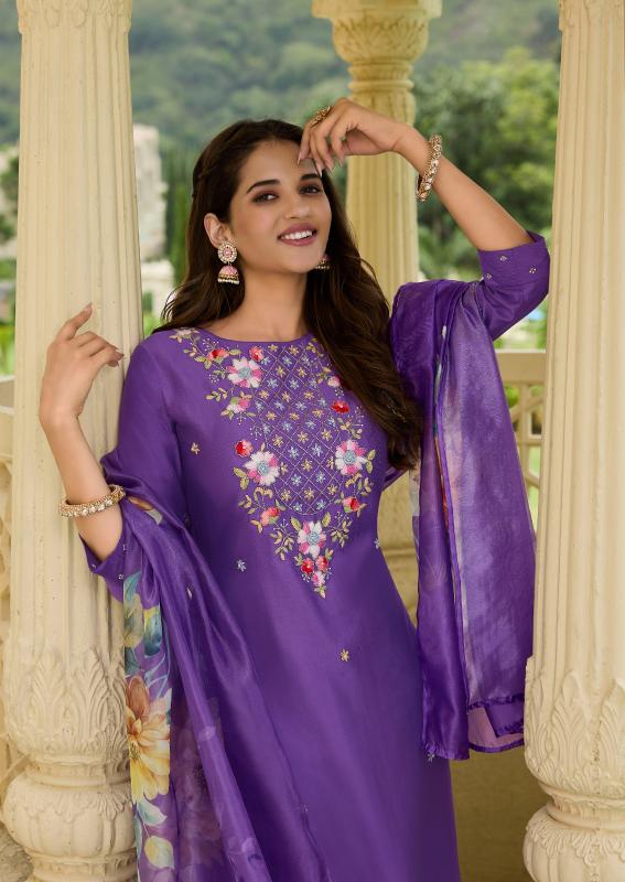 Anju Fabrics Desi Dhaga Pink Kurti India Wholesale Catalog