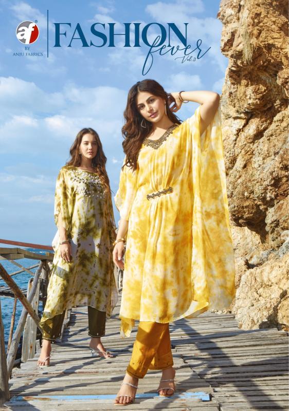 Anju Fabrics Fashion Fever Vol 3 Kurti Wholesale Catalog