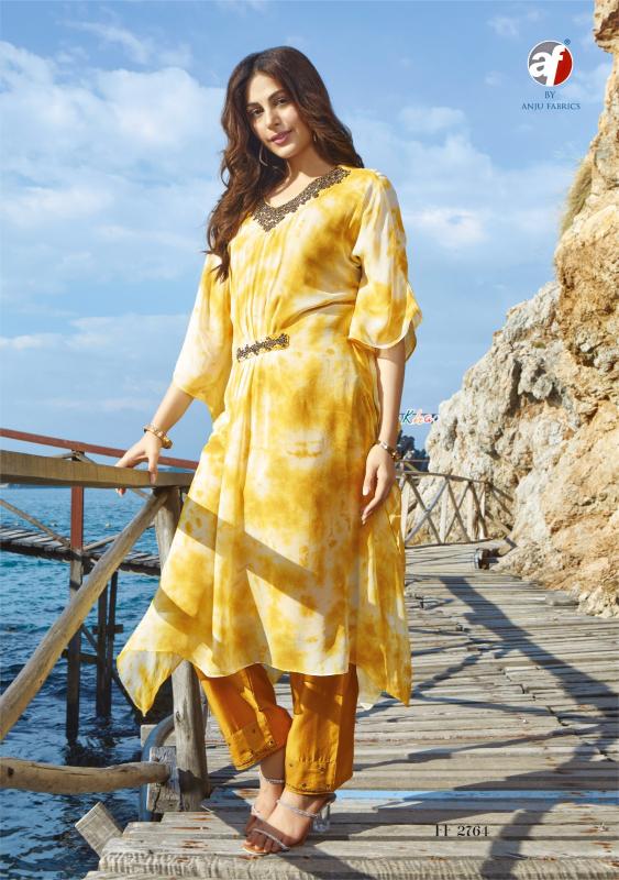 Anju Fabrics Fashion Fever Vol 3 Kurti Wholesale Catalog