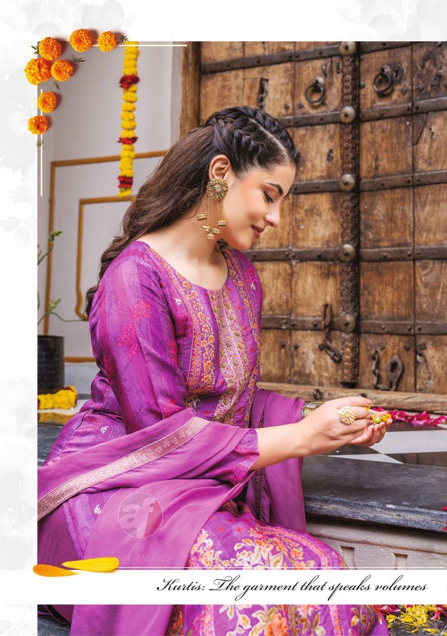 Anju Fabrics Fiza Vol 2 Kurti Wholesale catalog
