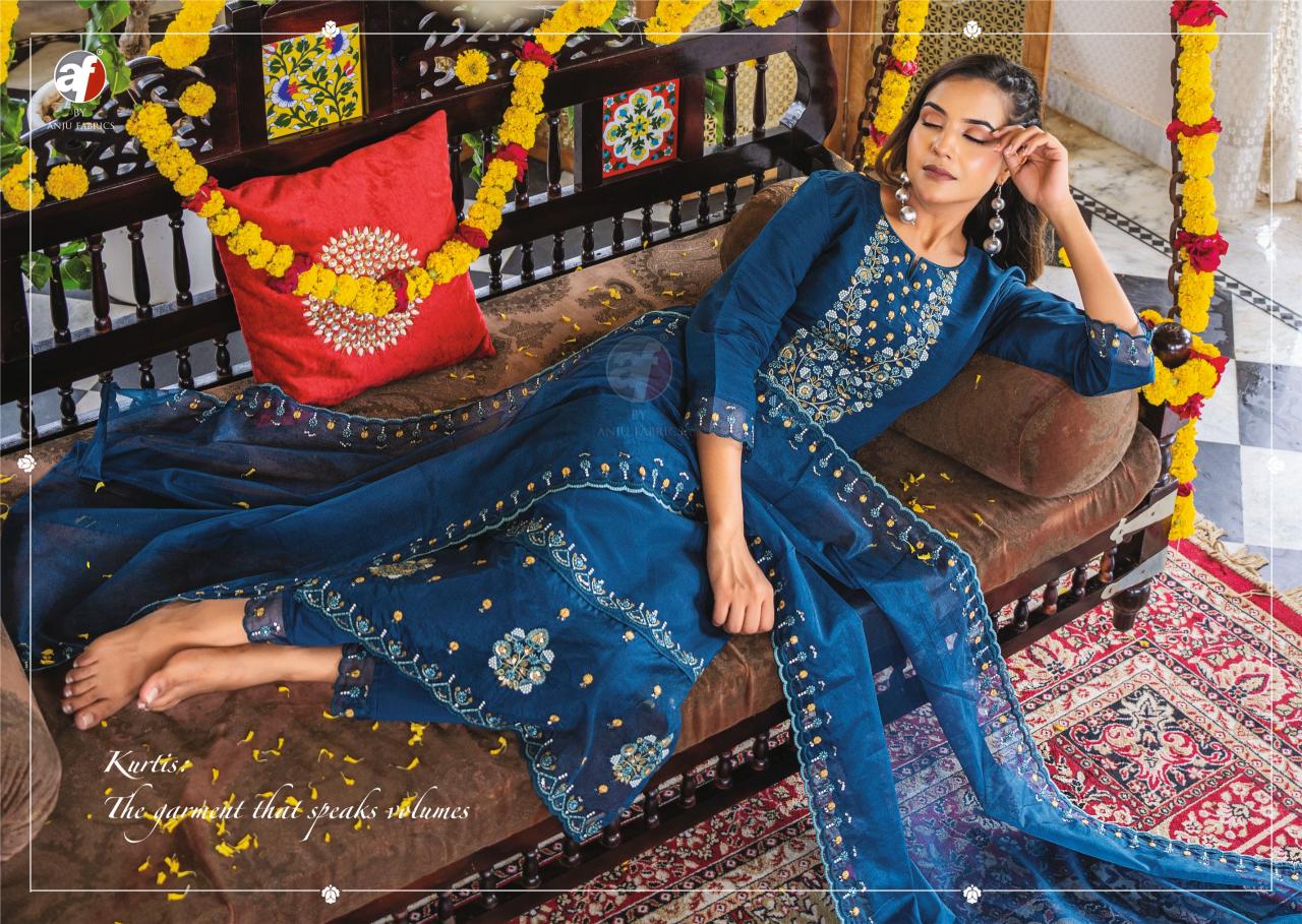 ANJU FABRICS Sundari India Kurti Outfit Wholesale Catalog