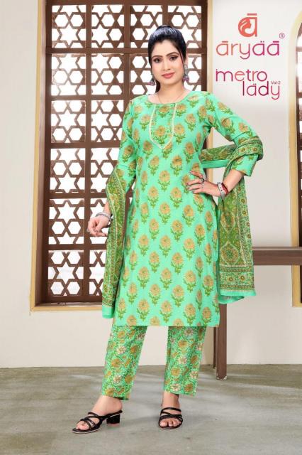 Aryaa Metro Lady Vol-2 – Kurti Pant With Dupatta - Wholesale Catalog