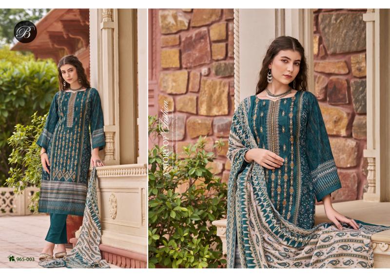 Belliza Bin Saeed Vol 7 Cotton Digital Printed Dress Material Wholesale catalog