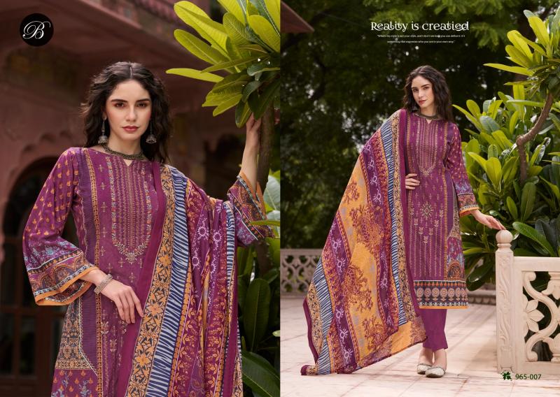 Belliza Bin Saeed Vol 7 Cotton Digital Printed Dress Material Wholesale catalog