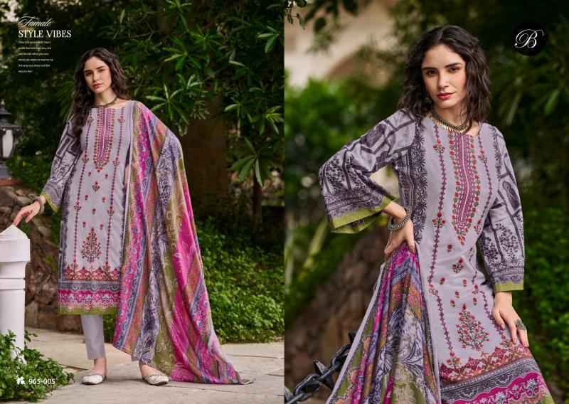 Belliza Bin Saeed Vol 7 Cotton Digital Printed Dress Material Wholesale catalog