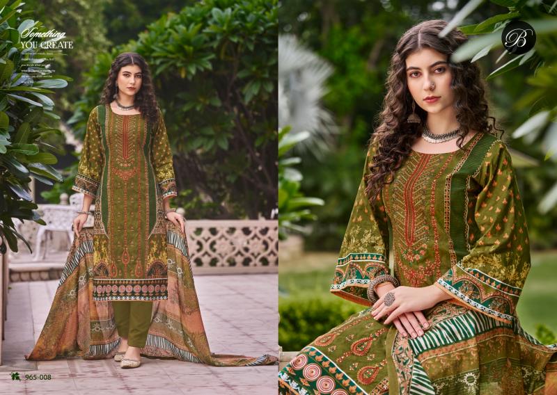 Belliza Bin Saeed Vol 7 Cotton Digital Printed Dress Material Wholesale catalog