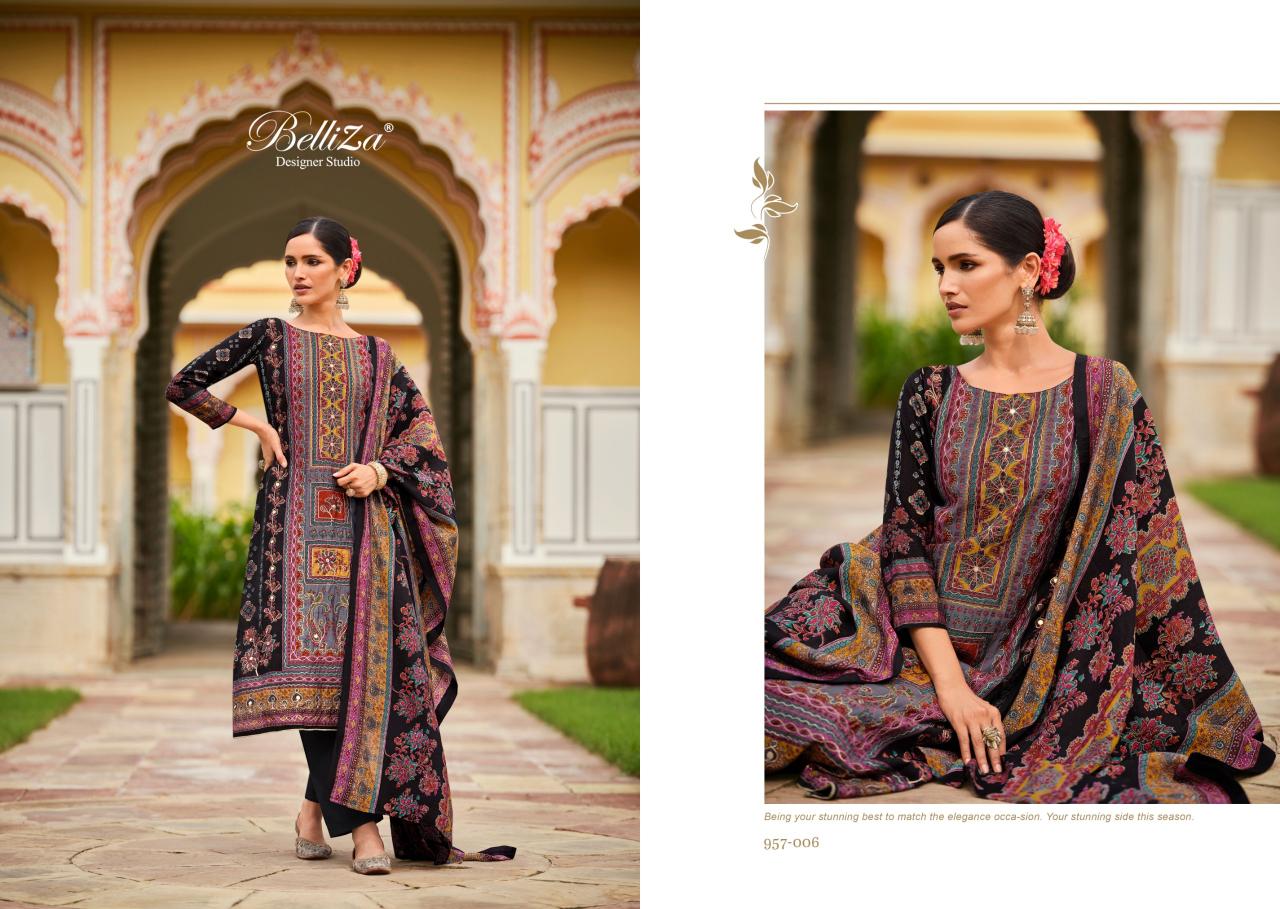Belliza Nusrat Digital Printed Dress Material Wholesale Catalog