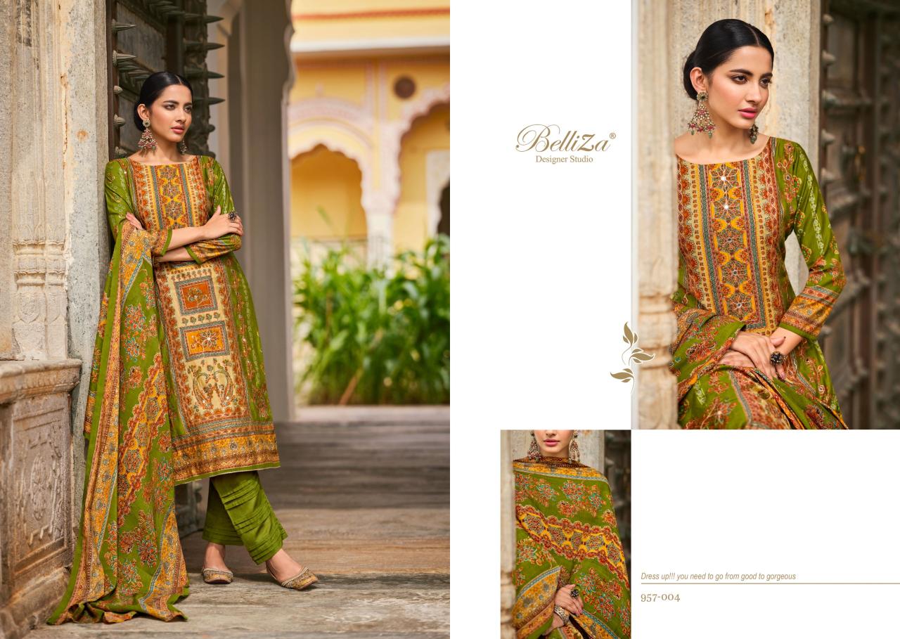 Belliza Nusrat Digital Printed Dress Material Wholesale Catalog