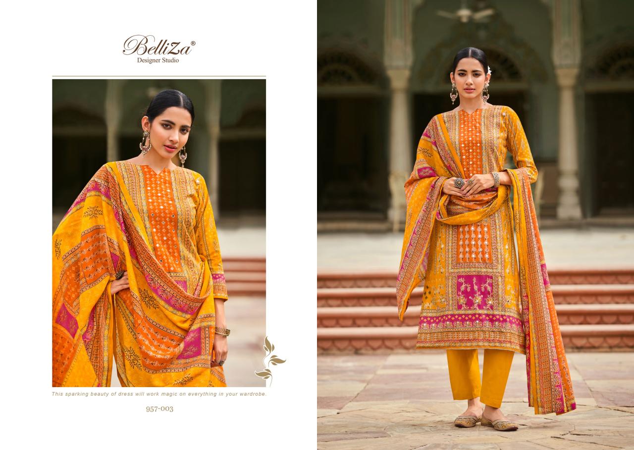 Belliza Nusrat Digital Printed Dress Material Wholesale Catalog