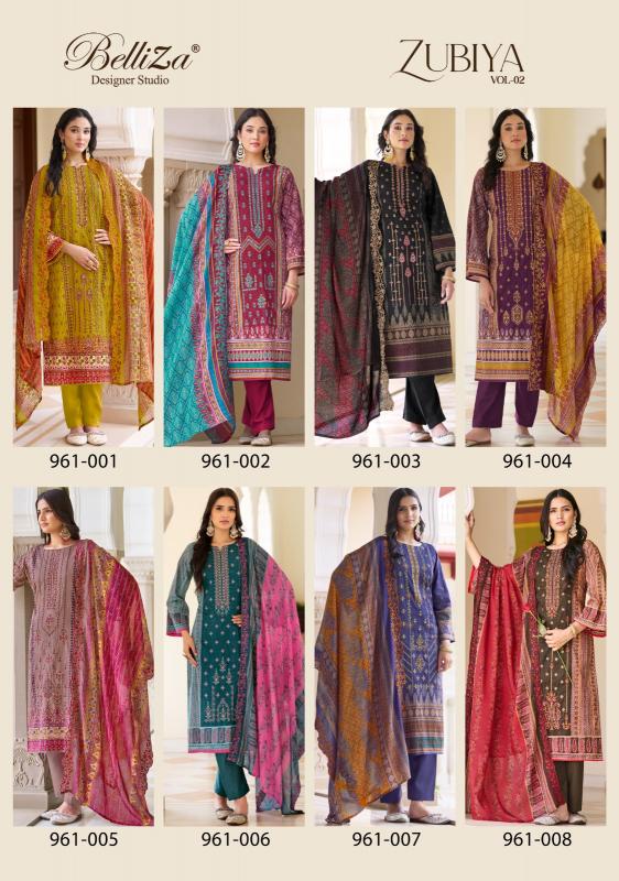 BelliZa ZUBIYA VOL 2 Dress Material Wholesale Catalog