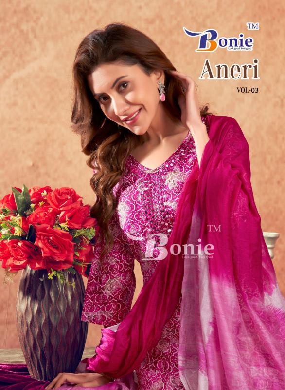 Bonie Aneri Vol 3 fab india kurtis womrn Wholesale Catalog