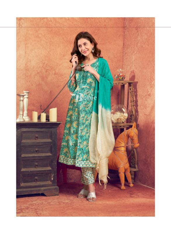 Bonie Aneri Vol 3 fab india kurtis womrn Wholesale Catalog