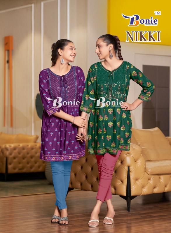 BONIE NIKKI TUNIC TOP Kurti Wholesale Catalog
