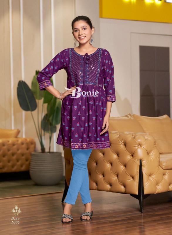 BONIE NIKKI TUNIC TOP Kurti Wholesale Catalog