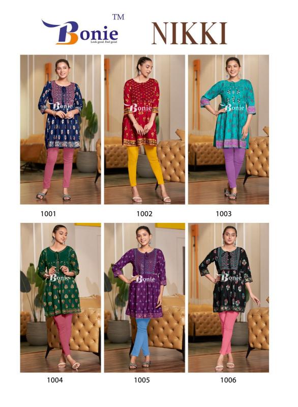 BONIE NIKKI TUNIC TOP Kurti Wholesale Catalog