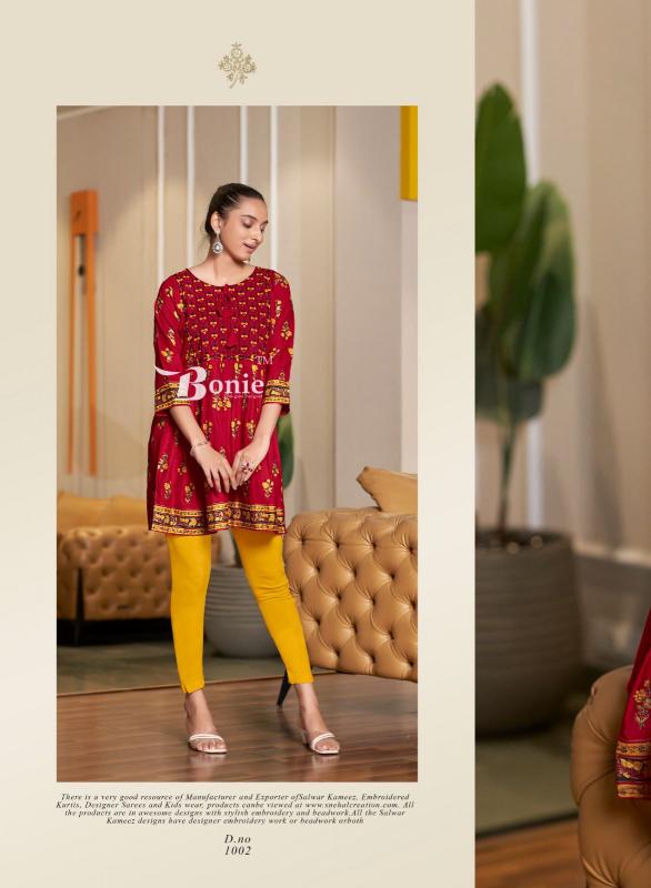BONIE NIKKI TUNIC TOP Kurti Wholesale Catalog