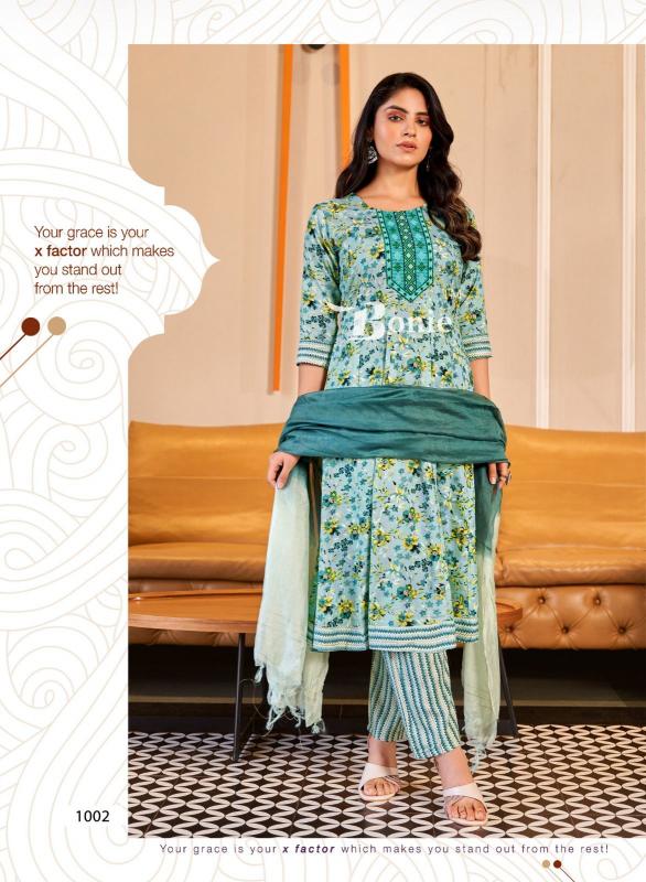 Bonie Tanvi Fab India Light Blue Kurti Wholesale Catalog
