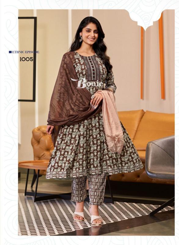 Bonie Tanvi Fab India Light Blue Kurti Wholesale Catalog