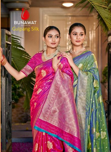 Bunawat Gulpang Silk Saree wholesaller in surat Wholesale Catalog