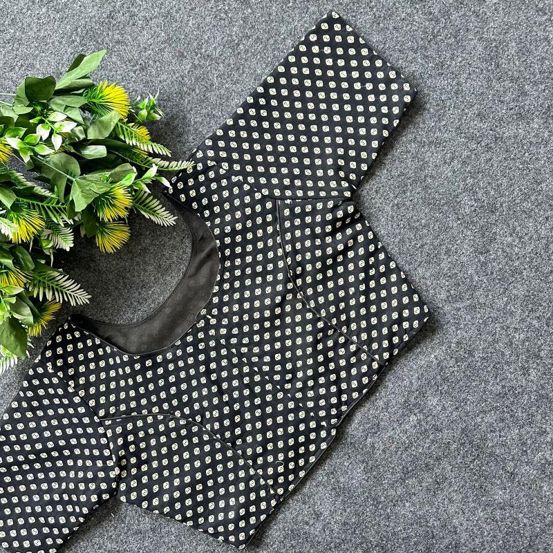 Cotton AjrakhPrint BoatNeck Neck Blouse