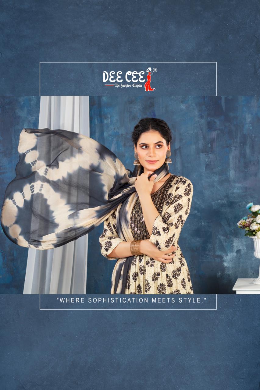 Deecee Chill Rayon Foil Print Kurti Wholesale Catalog