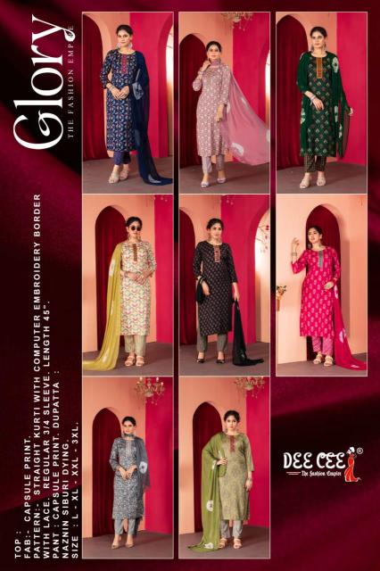 Deecee Glory Sleeve Kurti Online India Wholesal Catalog