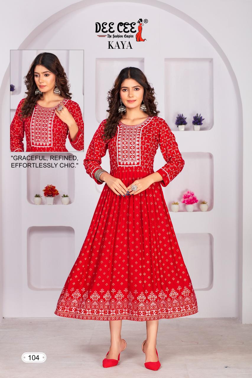 DEECEE KAYA Pink Kurti online india Wholesale Catalog