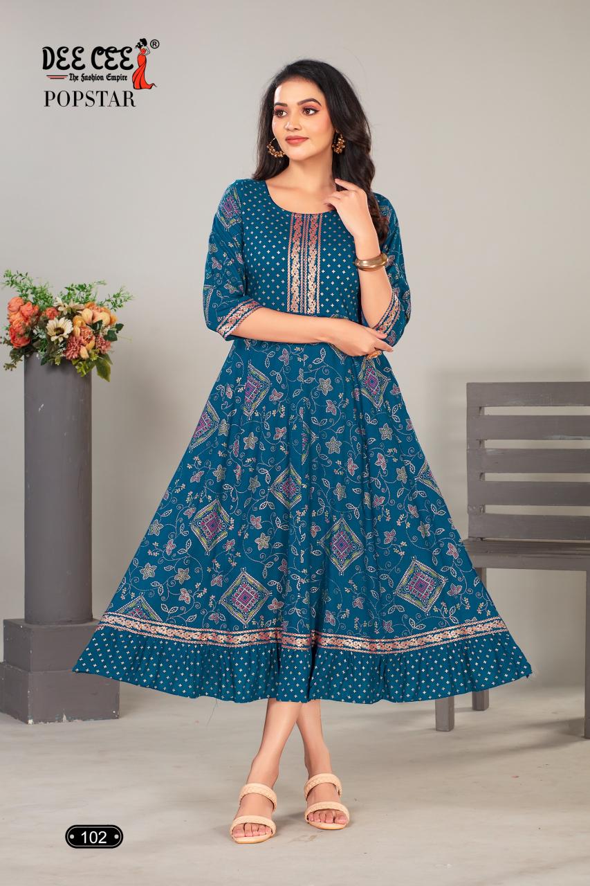 Deecee Popstar Kurti Wholesale catalog