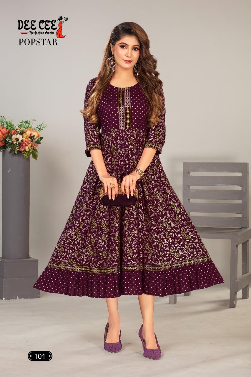 Deecee Popstar Kurti Wholesale catalog