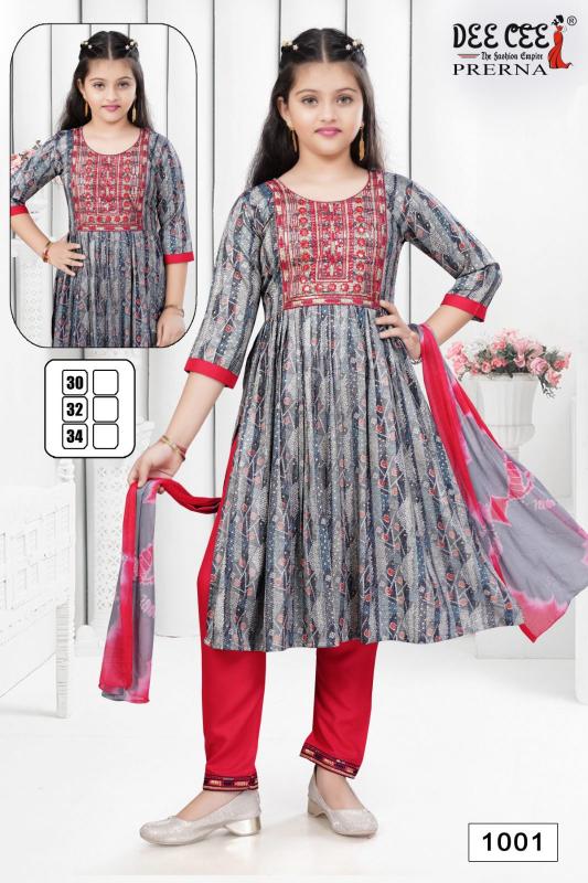 Deecee Prerna Kids Modern Kurtis Online India Wholesale Catalog