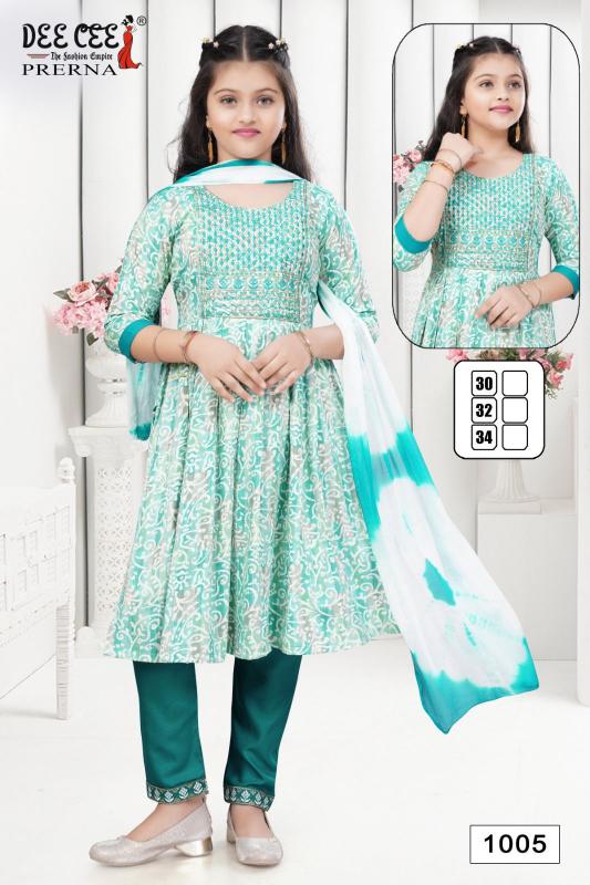 Deecee Prerna Kids Modern Kurtis Online India Wholesale Catalog