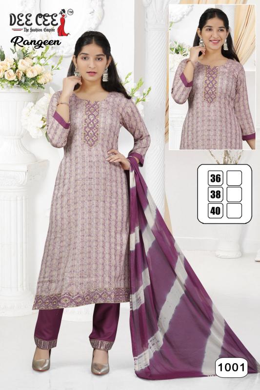 Deecee Rangeen Best Casual Kurti Brands in India Wholesale Catalog