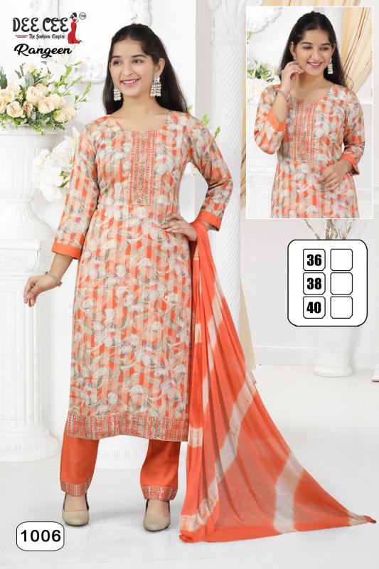 Deecee Rangeen Best Casual Kurti Brands in India Wholesale Catalog