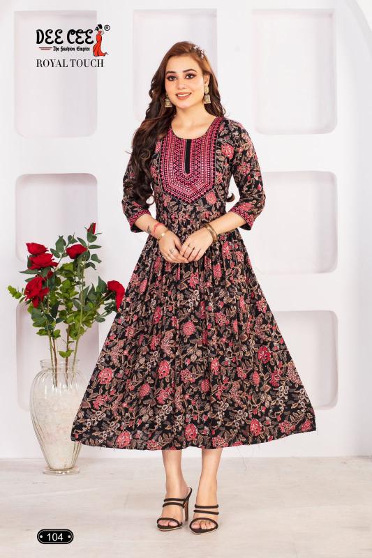 Deecee Royal Touch branded kurti india Wholesale Catalog