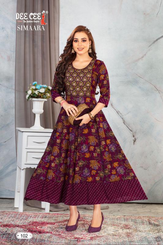 Deecee Simaara buy online long kurtis in india Wholesale Catalog
