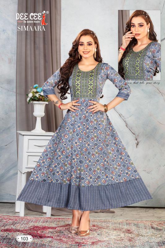 Deecee Simaara buy online long kurtis in india Wholesale Catalog