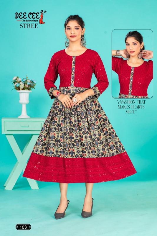 DEECEE Stree Buy Daily Wear Kurtis Online India Wholesale Catalog