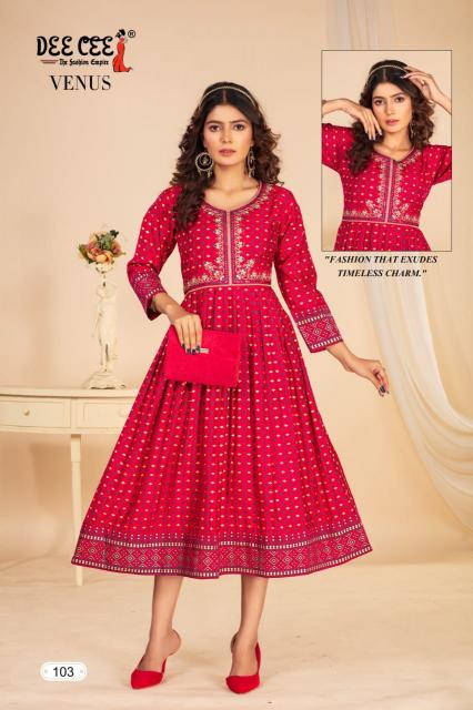 DEECEE VENUS fab india ladies kurtis Wholesale Catalog