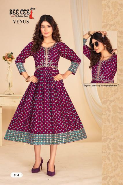 DEECEE VENUS fab india ladies kurtis Wholesale Catalog