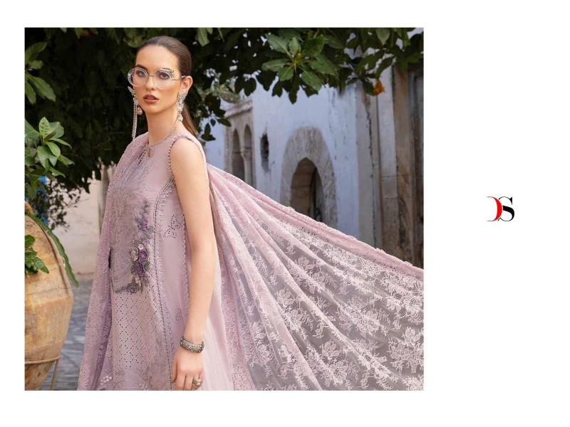 Deepsy Maria B Voyage Lawn 24 Vol 2 Chiffon Dupatta Pakistani Suit Wholesale catalog