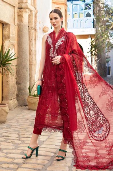 Deepsy Maria B Voyage Lawn 24 Vol 2 Chiffon Dupatta Pakistani Suit Wholesale catalog