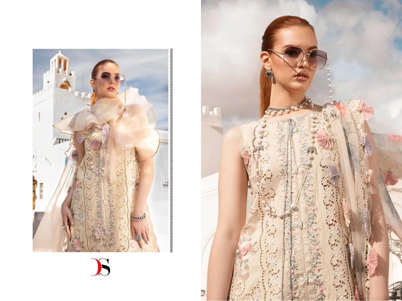 Deepsy Maria B Voyage Lawn 24 Vol 2 Chiffon Dupatta Pakistani Suit Wholesale catalog
